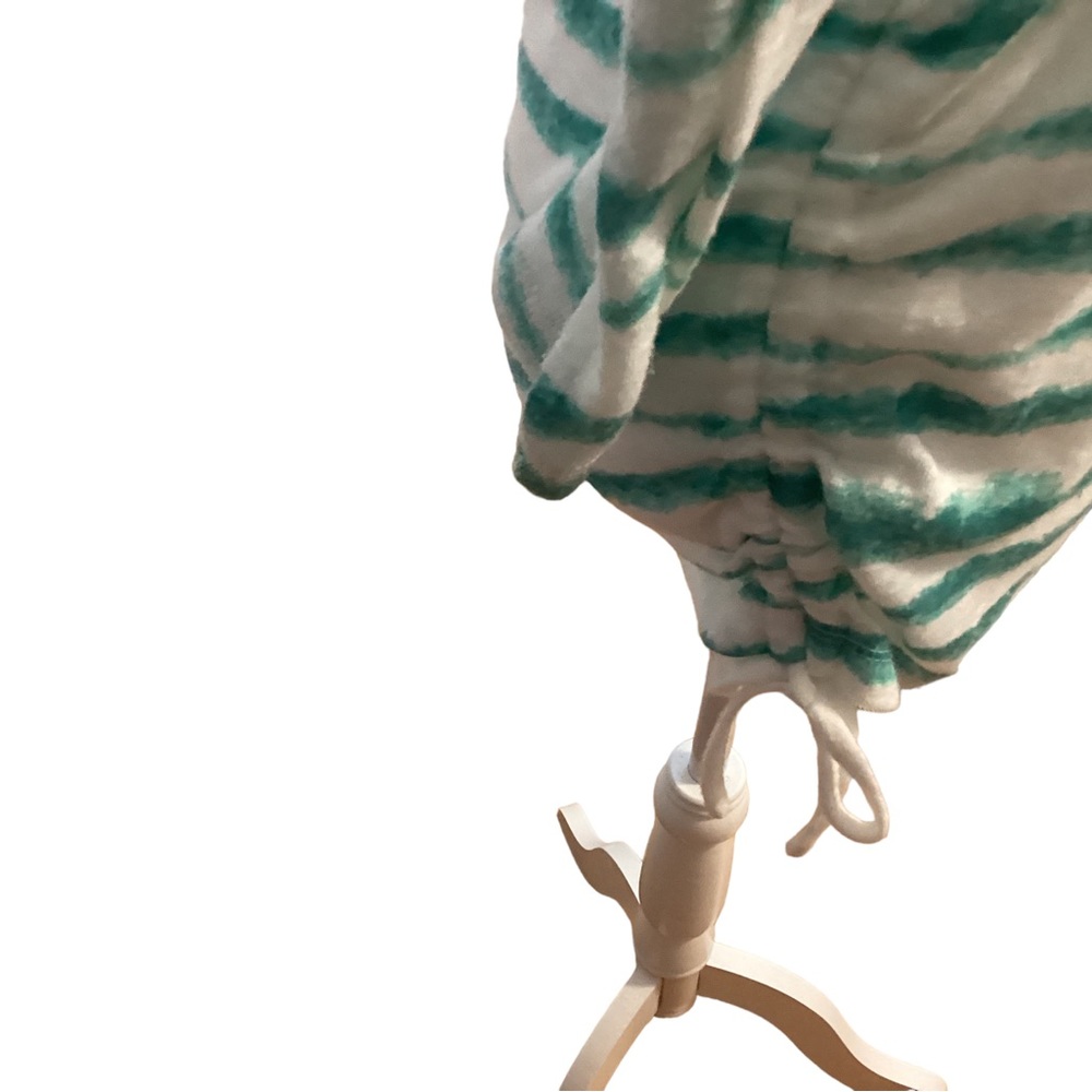 Marble tunic top in white &aqua size medium EUC - Picture 5 of 7
